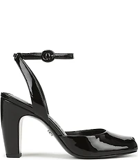 Sam Edelman Wrenna Patent Leather Peep Toe Ankle Strap Pumps