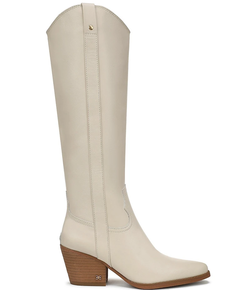 Sam Edelman Wyatt Leather Point Toe Tall Western Boots