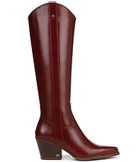 Sam Edelman Wyatt Leather Point Toe Tall Western Boots