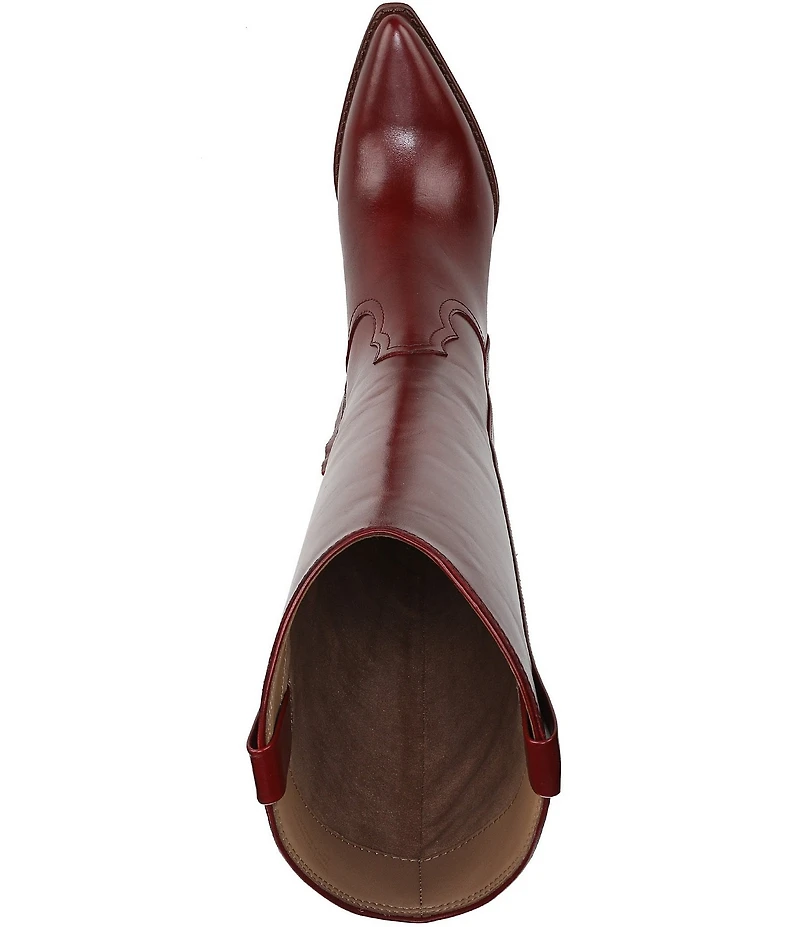 Sam Edelman Wyatt Leather Point Toe Tall Western Boots