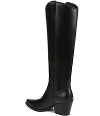 Sam Edelman Wyatt Leather Point Toe Tall Western Boots