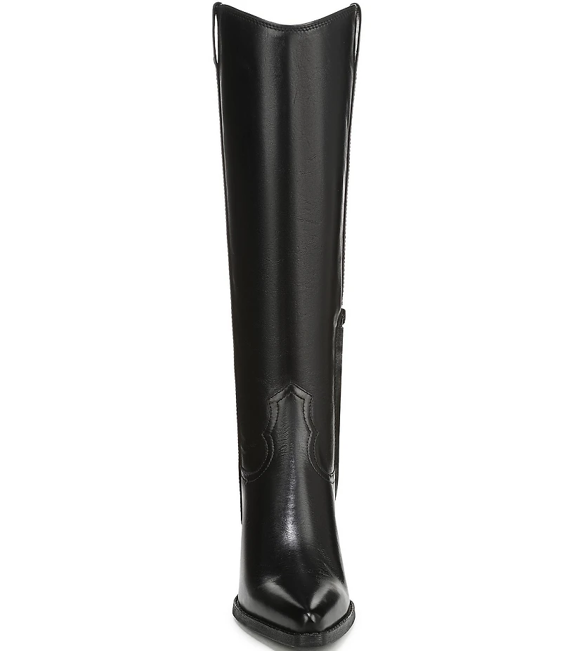 Sam Edelman Wyatt Leather Point Toe Tall Western Boots