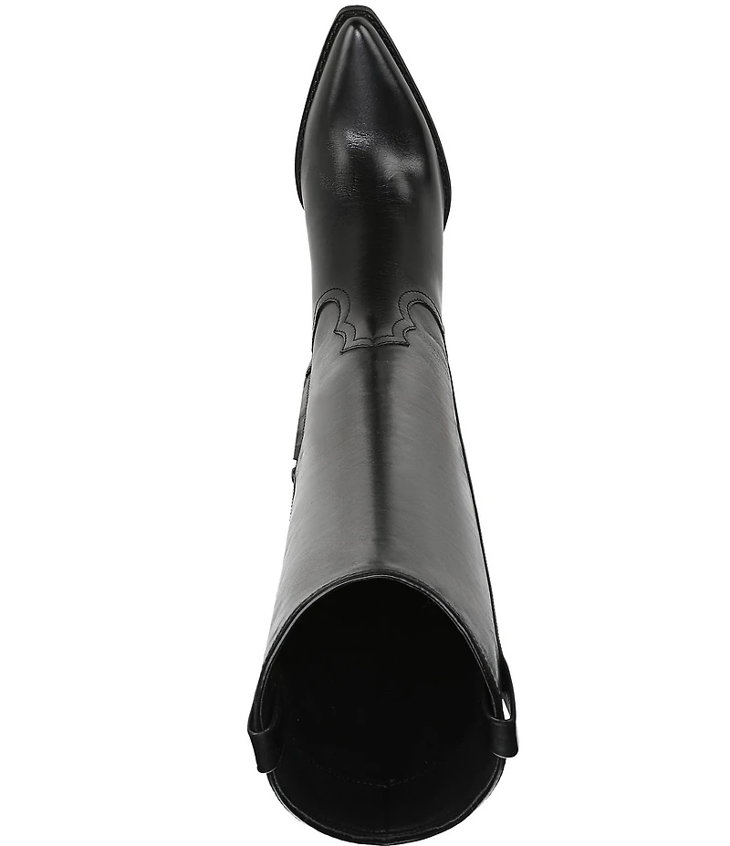 Sam Edelman Wyatt Leather Point Toe Tall Western Boots