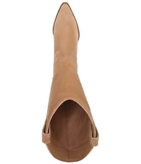Sam Edelman Wyatt Suede Point Toe Tall Western Boots