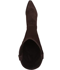 Sam Edelman Wyatt Suede Point Toe Tall Western Boots
