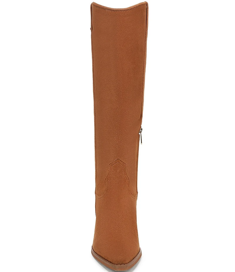 Sam Edelman Wyatt Suede Point Toe Tall Western Boots