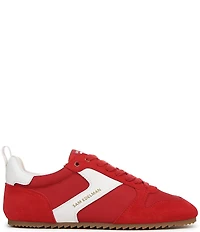 Sam Edelman Zaria Suede and Nylon Lace Up Sneakers