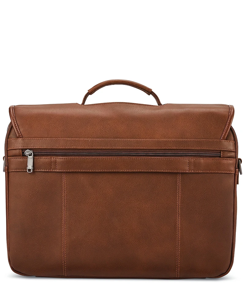 Samsonite Classic Leather Flapover Briefcase