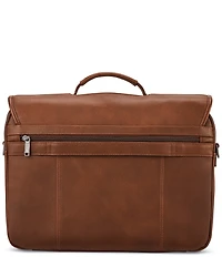 Samsonite Classic Leather Flapover Briefcase