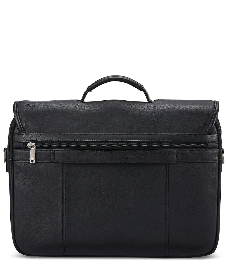 Samsonite Classic Leather Flapover Briefcase