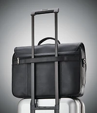 Samsonite Classic Leather Flapover Briefcase