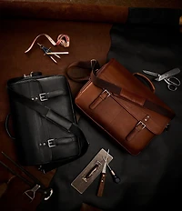 Samsonite Classic Leather Flapover Briefcase