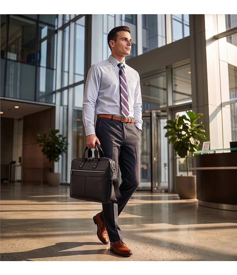 Samsonite Classic Leather Slim Briefcase