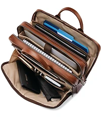 Samsonite Classic Leather Toploader Brief Case