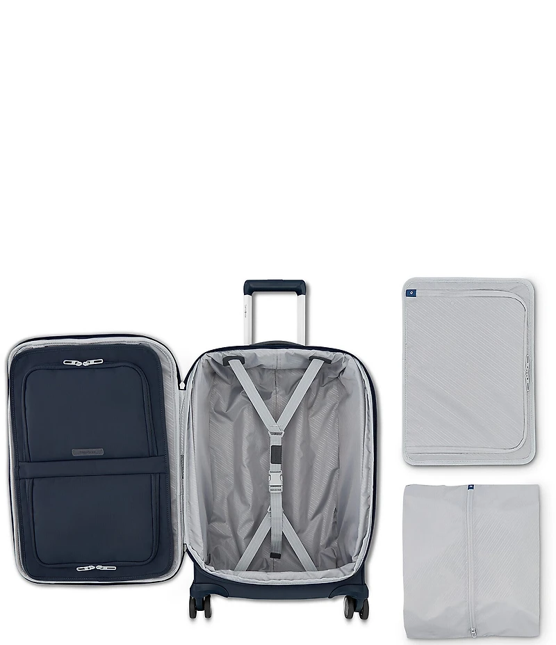 Samsonite Elevation™ Plus 22#double; Soft Side Carry-On Spinner Suitcase