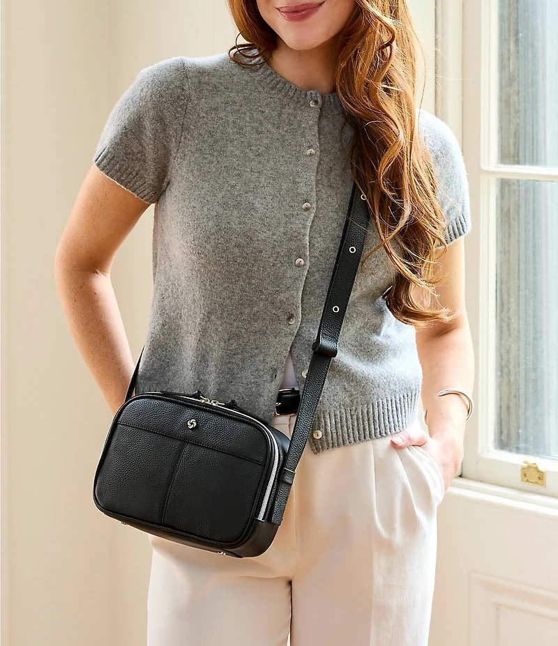 Samsonite Mobile Solution 2 Leather Crossbody Bag