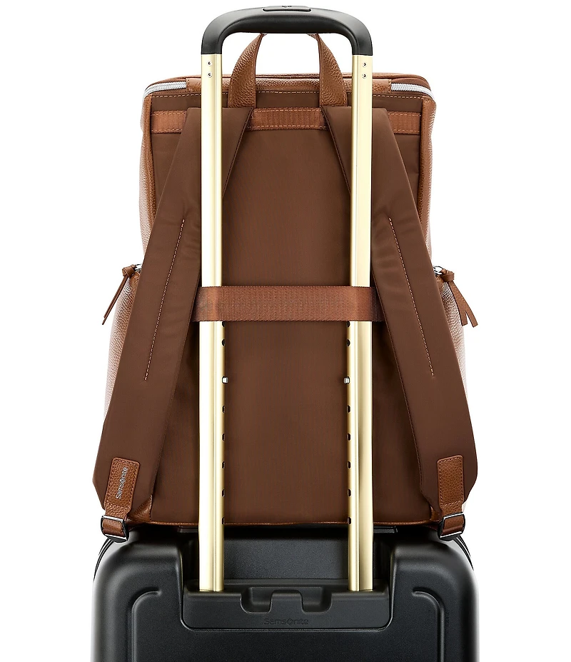 Samsonite Mobile Solution 2 Leather Deluxe Backpack