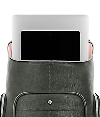 Samsonite Mobile Solution 2 Leather Deluxe Backpack