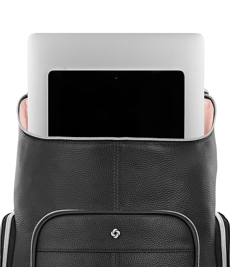 Samsonite Mobile Solution 2 Leather Deluxe Backpack