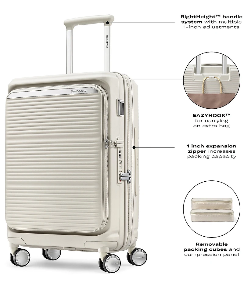 Samsonite Paralux Collection Hardside Carry On Suitcase