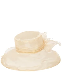 San Diego Hat Company Organza Bow Mesh Dress Hat