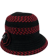 San Diego Hat Company Flower Cloche Hat