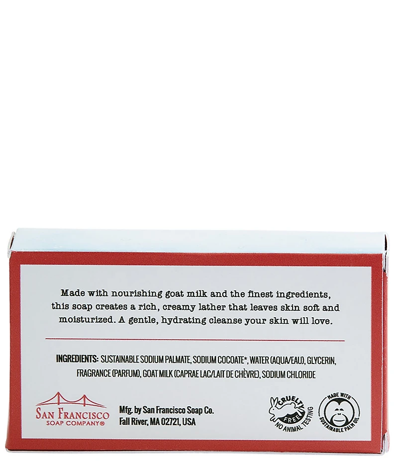San Francisco Soap Company Goat Holiday Citrus Bar Soap