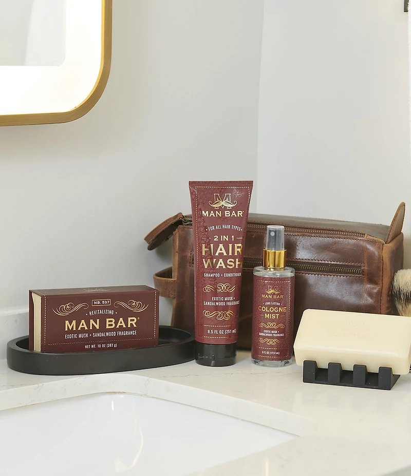 San Francisco Soap Company Man Bar 2 in 1 Hair Wash Spiced Tobacco