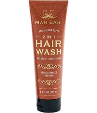 San Francisco Soap Company Man Bar 2 in 1 Hair Wash Spiced Tobacco