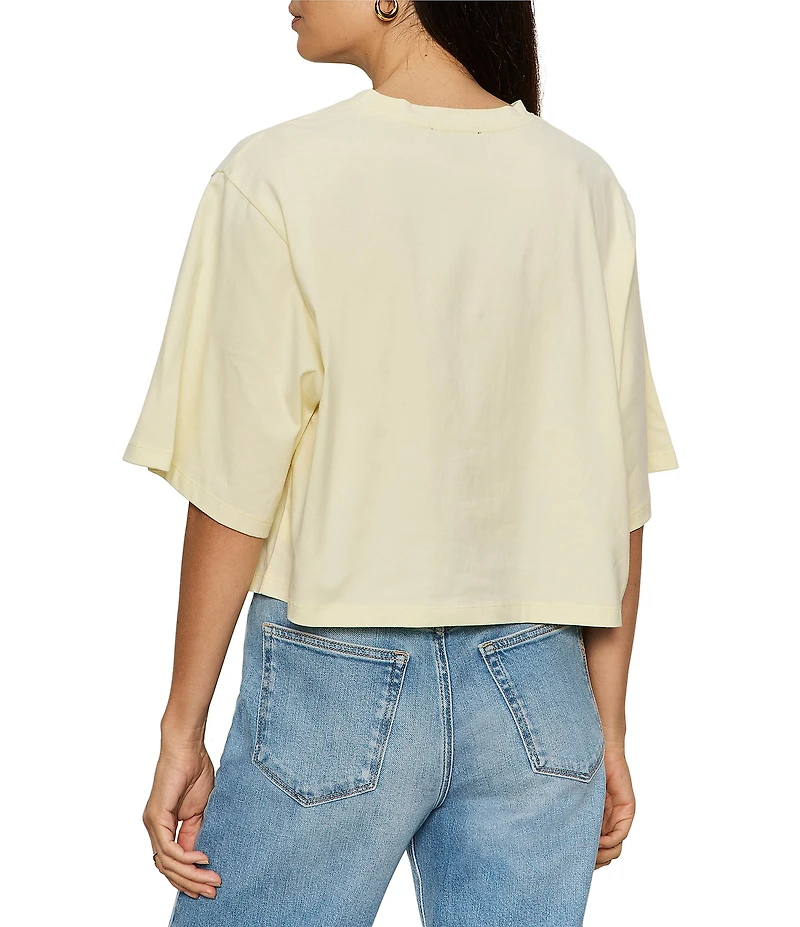 Sanctuary Belle Crew Neck Short Sleeve Carded Cotton Tee