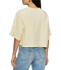 Sanctuary Belle Crew Neck Short Sleeve Carded Cotton Tee