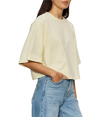 Sanctuary Belle Crew Neck Short Sleeve Carded Cotton Tee