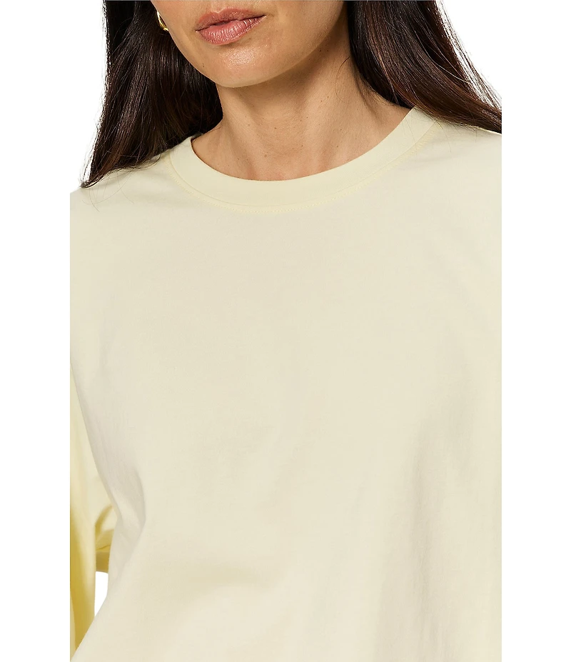 Sanctuary Belle Crew Neck Short Sleeve Carded Cotton Tee