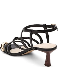 Sanctuary Beyond Leather Toe Ring Hardware Slingback Dress Sandals