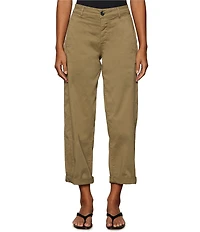 Sanctuary Boyfriend Cruiser Standard Rise Barrel Leg Twill Pants