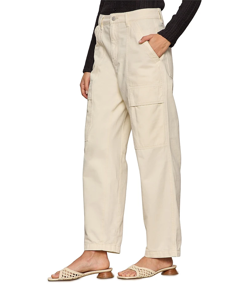 Sanctuary Boyfriend Utility High Rise Barrel Leg Pants
