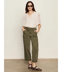 Sanctuary Boyfriend Utility High Rise Barrel Leg Pants