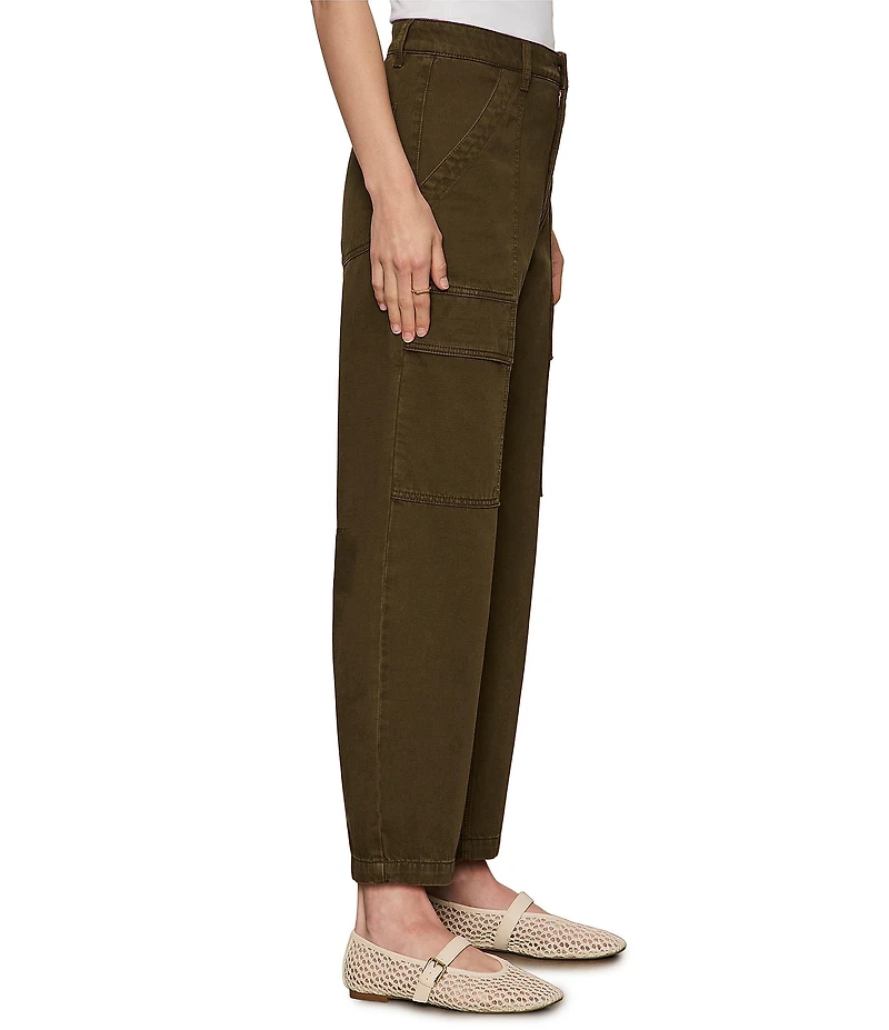 Sanctuary Boyfriend Utility High Rise Barrel Leg Pants