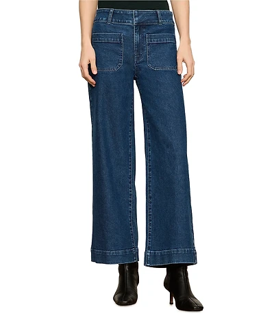 Sanctuary Chelsea Wide Leg Ankle Length Denim Jeans