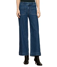 Sanctuary Chelsea Wide Leg Ankle Length Denim Jeans