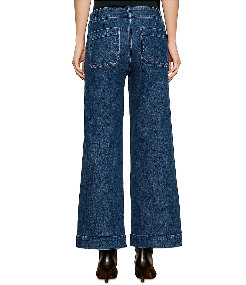 Sanctuary Chelsea Wide Leg Ankle Length Denim Jeans