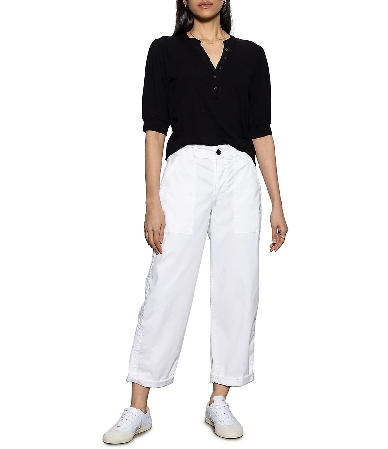 Sanctuary Cruiser Semi High Rise Chino Barrel Pants
