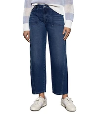 Sanctuary District Column Standard Rise Straight Leg Ankle Jeans