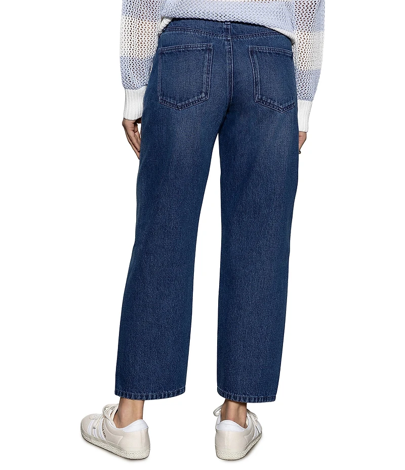 Sanctuary District Column Standard Rise Straight Leg Ankle Jeans