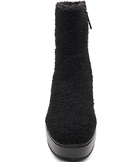 Sanctuary Emersyn Faux Shearling Platform Booties