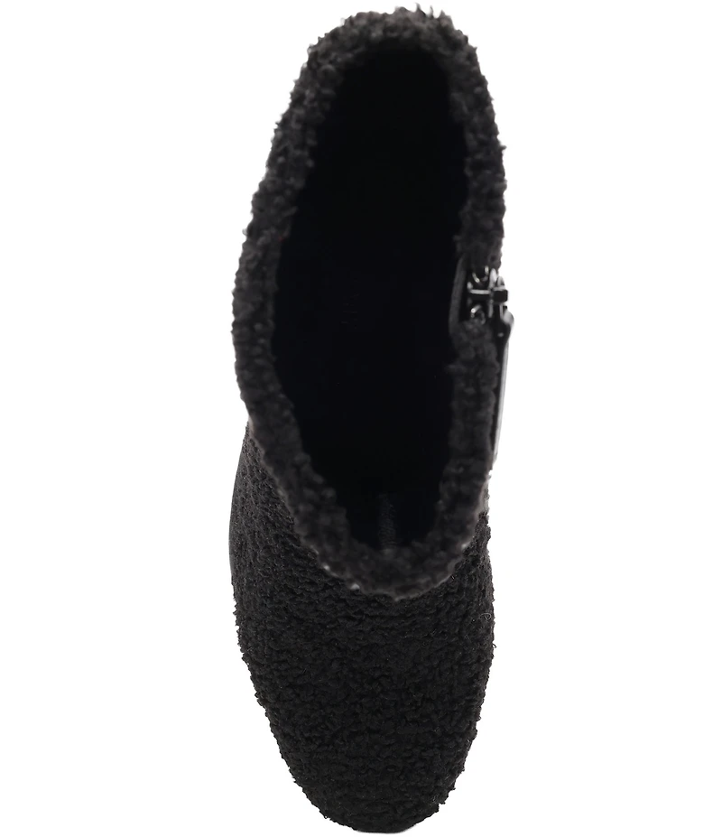 Sanctuary Emersyn Faux Shearling Platform Booties