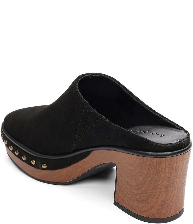 Sanctuary Emerysn Studded Suede Clogs