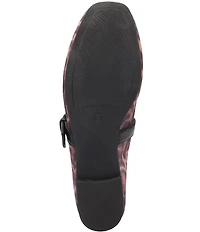 Sanctuary Gia Leopard Mesh Mary Jane Ballerina Flats