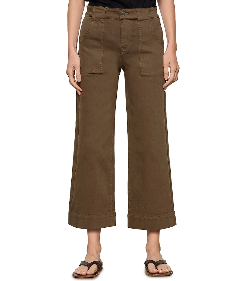 Sanctuary Insider Crop Straight Leg Twill Pants