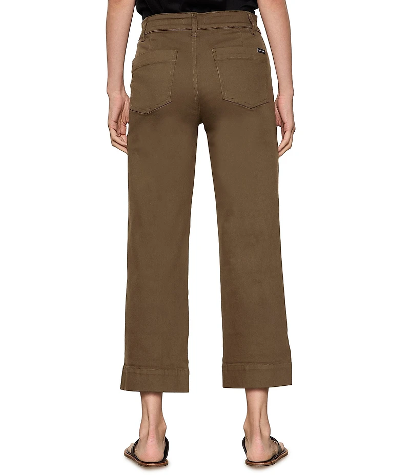 Sanctuary Insider Crop Straight Leg Twill Pants